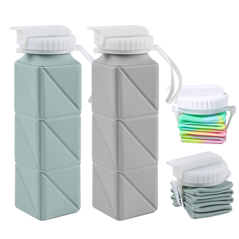 Collapsible Water Bottle - 620ml Collapsible Water Bottle Cup with
