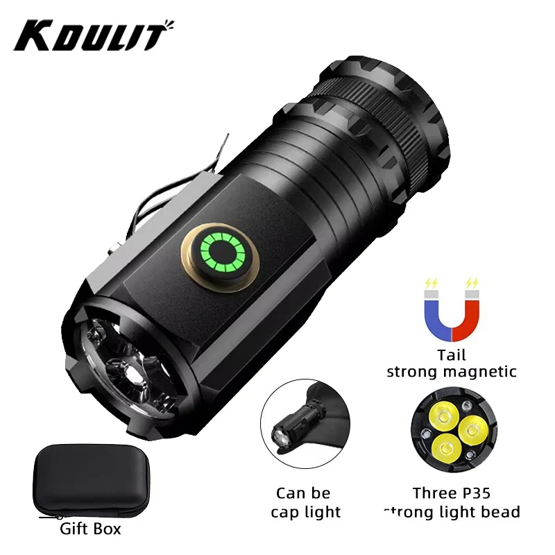 Outdoor Camping Adventure - Powerful Mini LED Flashlight Super Bright