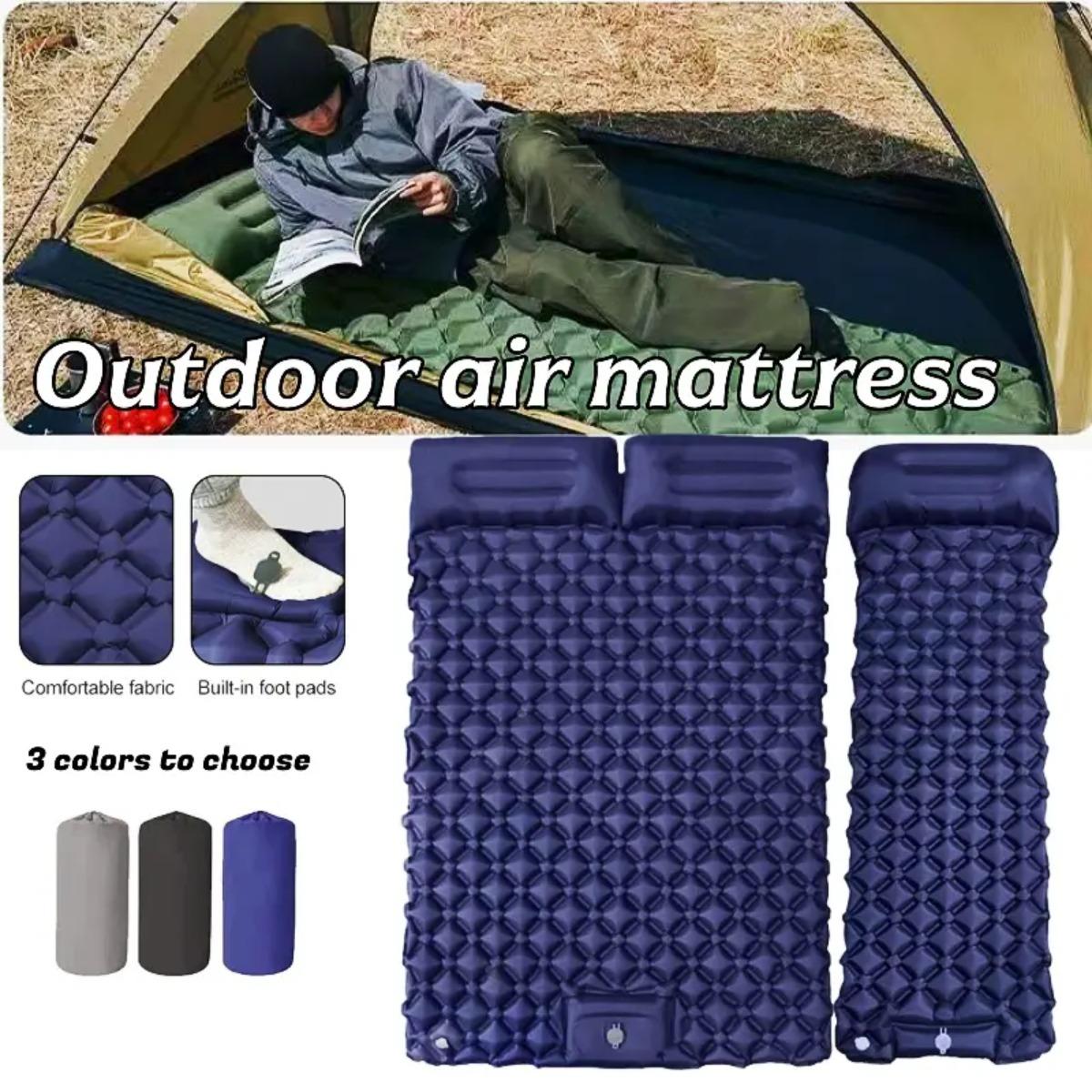 Outdoor Camping Rug Waterproof - Single & Double Inflatable Air Mattress,