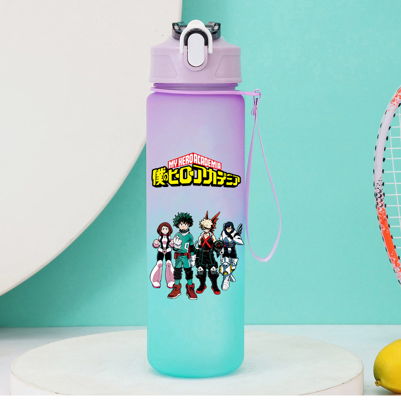 Outdoor Camping Anime - 750ml Anime My Hero Academia Straw