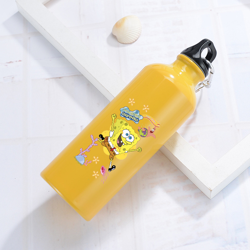 SpongeBobs Aluminum Water Bott - Outdoor Camping Anime ulasan dan harga