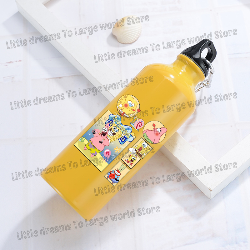SpongeBobs Aluminum Water Bott - Outdoor Camping Anime ulasan dan harga