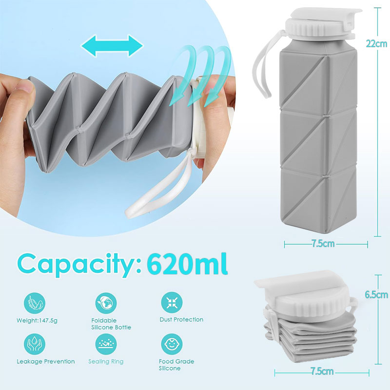 620ml Collapsible Water Bottle - Collapsible Water Bottle ulasan dan harga