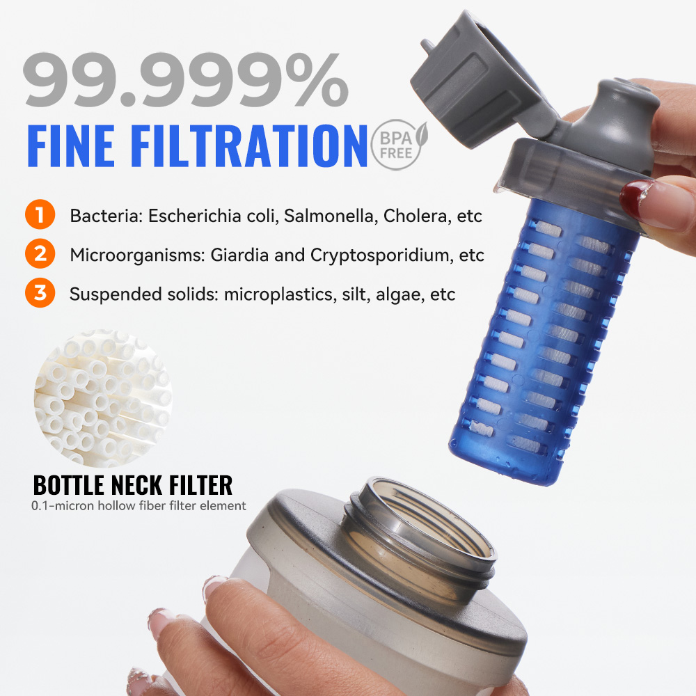 WRELS Soft Water Bottle with F - Collapsible Water Bottle ulasan dan harga