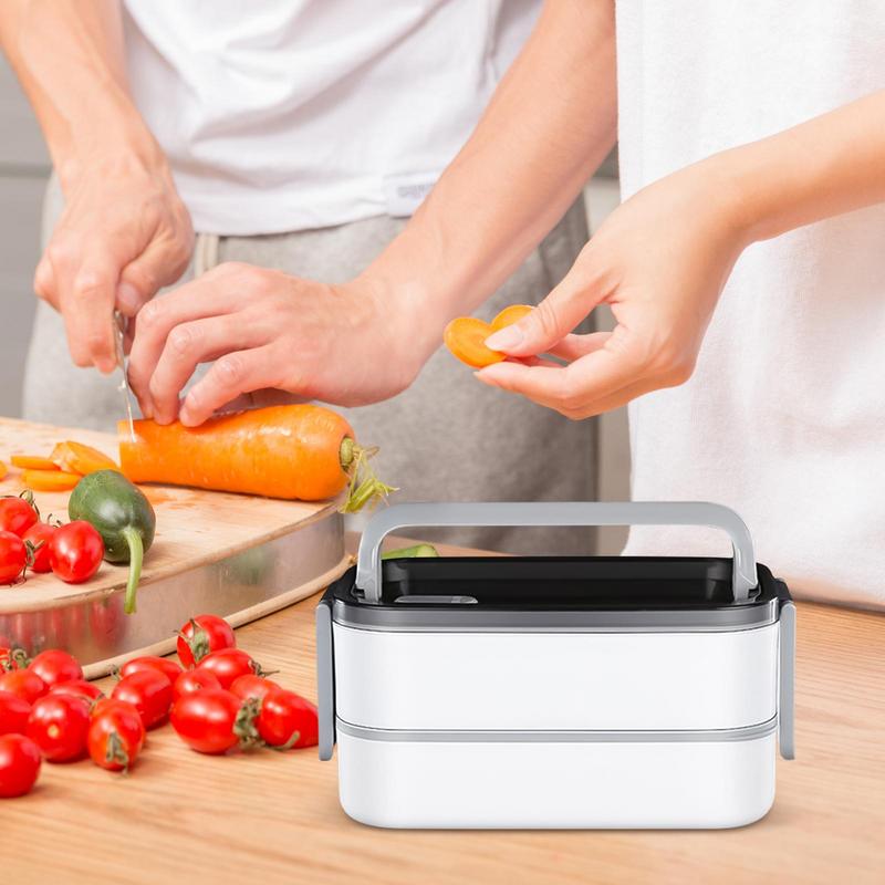 Thermal Lunch Box 2-Layer Meal - Outdoor Camping Meals ulasan dan harga
