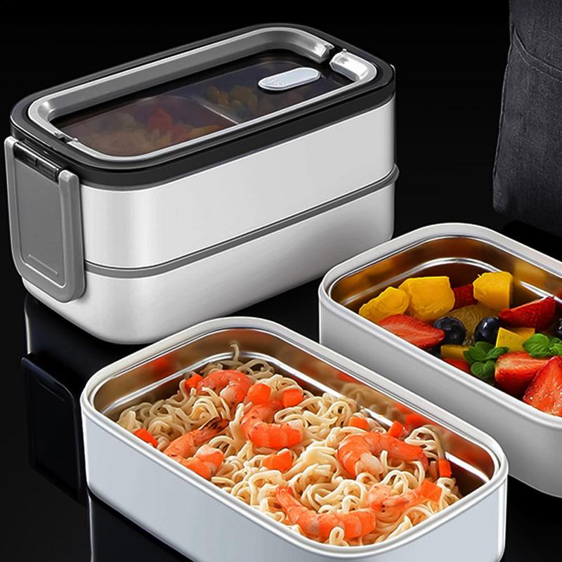 Thermal Lunch Box 2-Layer Meal - Outdoor Camping Meals ulasan dan harga
