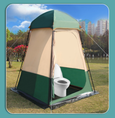 Large Size Oxford Fabric Four- - Portable Camping Shower ulasan dan harga
