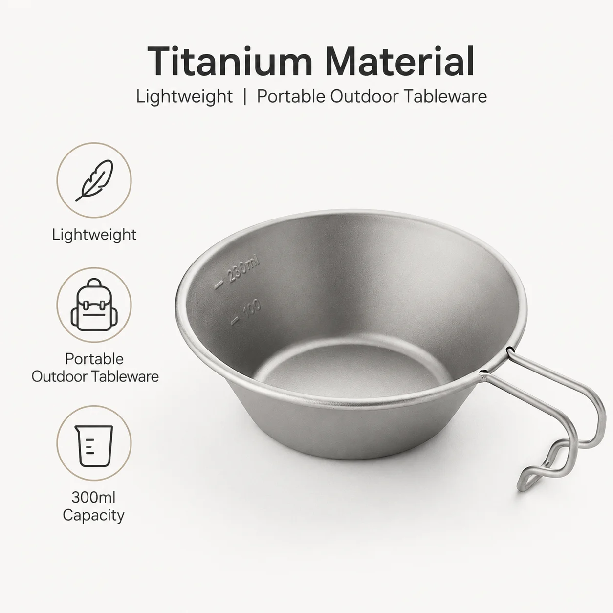 Titanium Sierra Bowl Lightweig - Outdoor Camping Meals ulasan dan harga