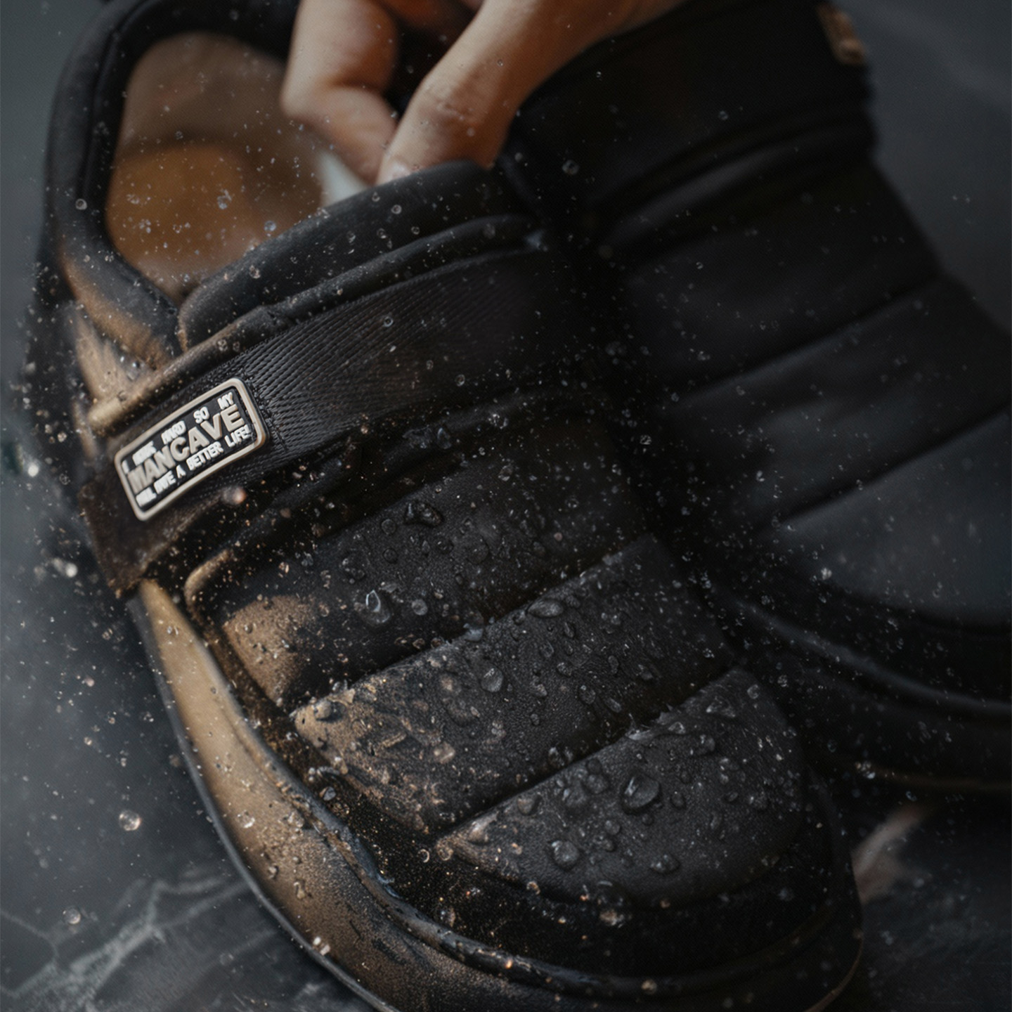 Maden Men's Retro Black Waterp - Outdoor Camping In Winter ulasan dan harga