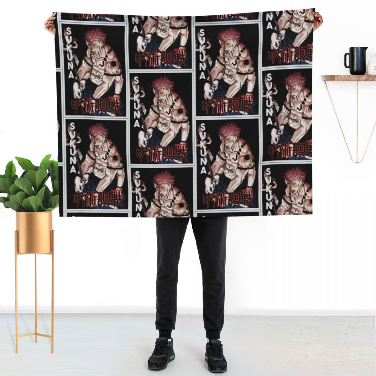 Sukuna , Anime Throw Blanket O - Outdoor Camping Anime ulasan dan harga