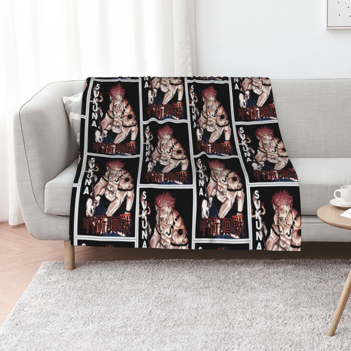 Sukuna , Anime Throw Blanket O - Outdoor Camping Anime ulasan dan harga