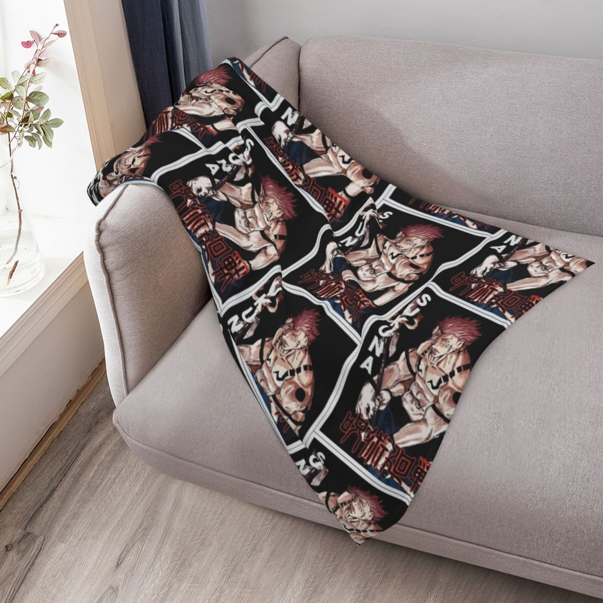 Sukuna , Anime Throw Blanket O - Outdoor Camping Anime ulasan dan harga