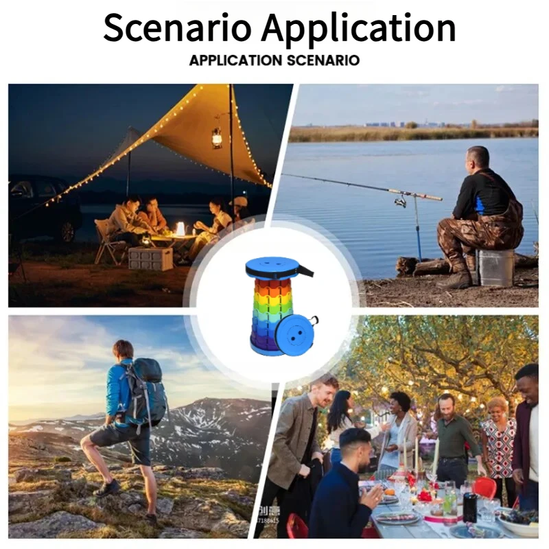 Rainbow Telescopic Camping Sto - Outdoor Camping Adventure ulasan dan harga