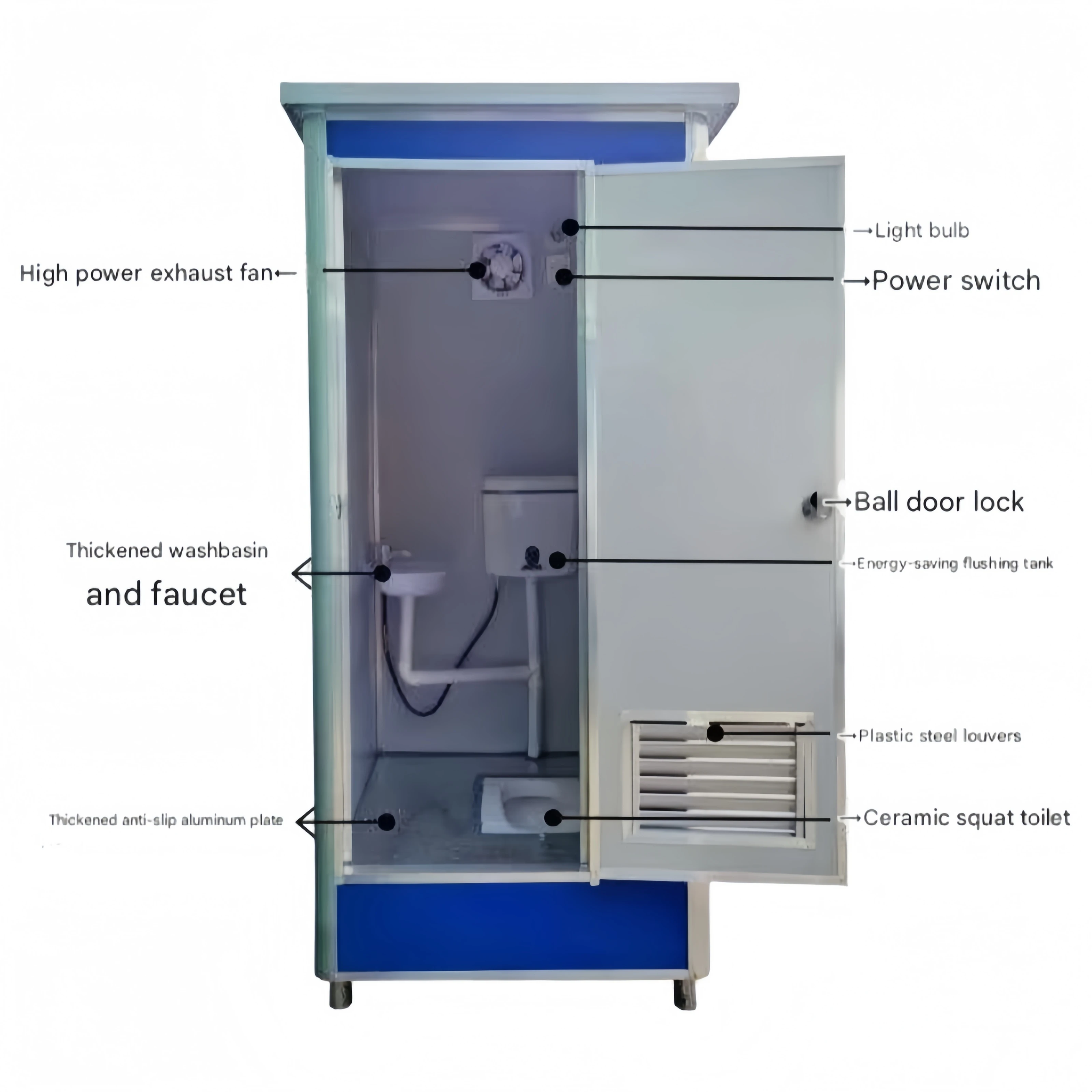 2026 Outdoor Portable Toilet a - Portable Camping Shower ulasan dan harga