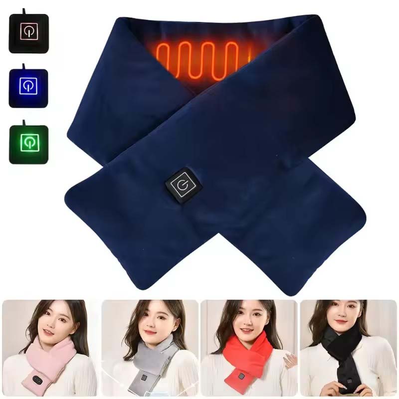 USB Women Men Heating Scarf Te - Outdoor Camping In Winter ulasan dan harga