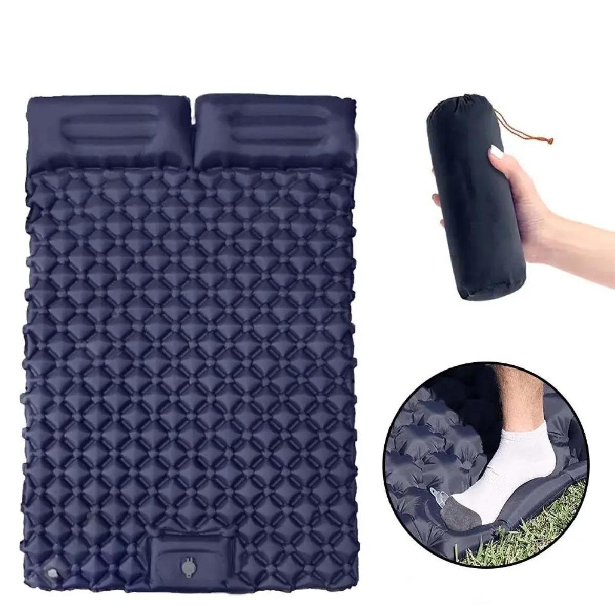 Single & Double Inflatable Air - Outdoor Camping Rug Waterproof ulasan dan harga