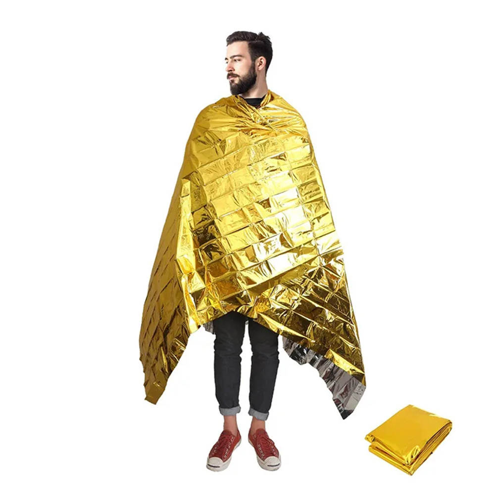 5Pcs Emergency Thermal Blanket - Outdoor Camping Rug Waterproof ulasan dan harga