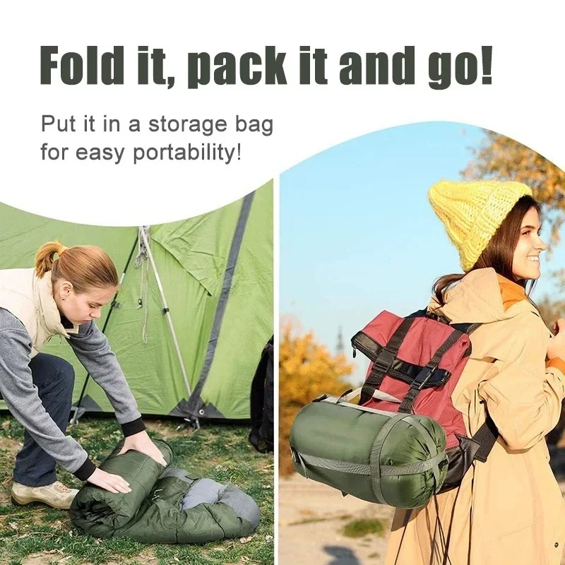 Camping Sleeping Bag Lightweig - Outdoor Camping In Winter ulasan dan harga
