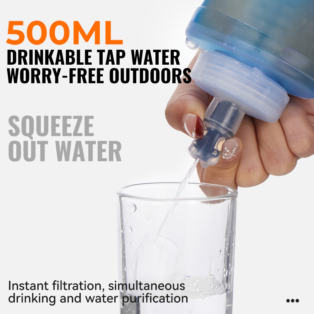 WRELS Water Filter Bottle Coll - Collapsible Water Bottle ulasan dan harga