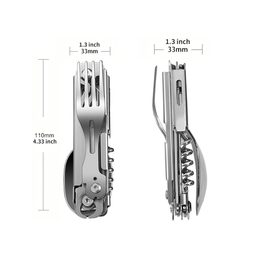 1 pc 6 in 1 Multifunctional Cu - Outdoor Camping Meals ulasan dan harga