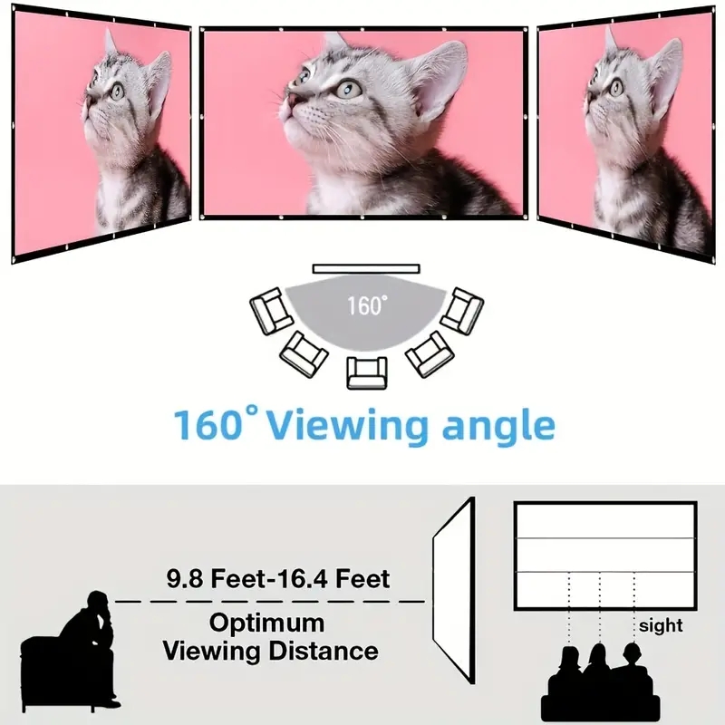 Simple wall mounted projection - Outdoor Camping Movies ulasan dan harga