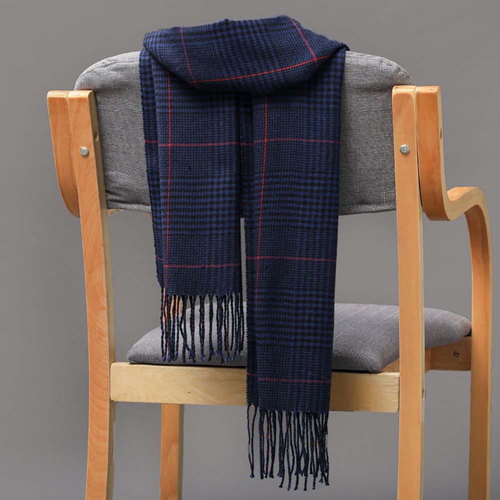 Classic Men's Scarf Winter Thi - Outdoor Camping In Winter ulasan dan harga