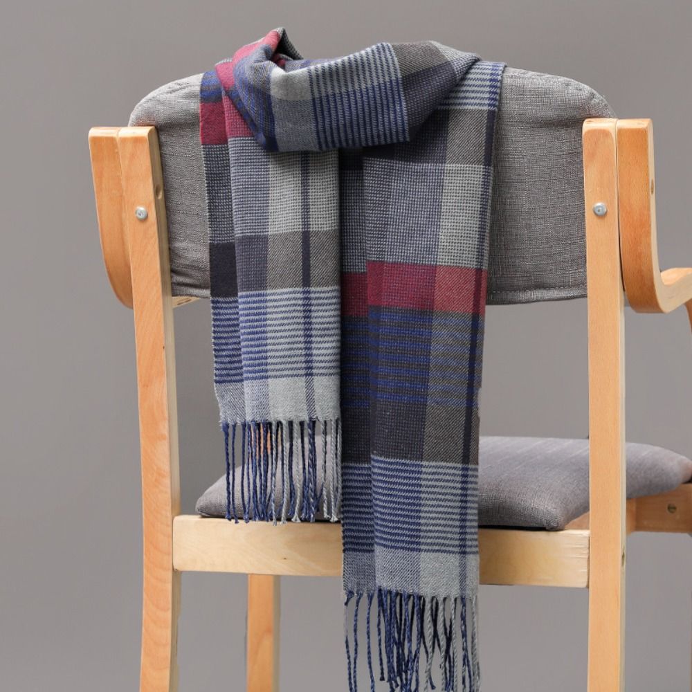 Classic Men's Scarf Winter Thi - Outdoor Camping In Winter ulasan dan harga