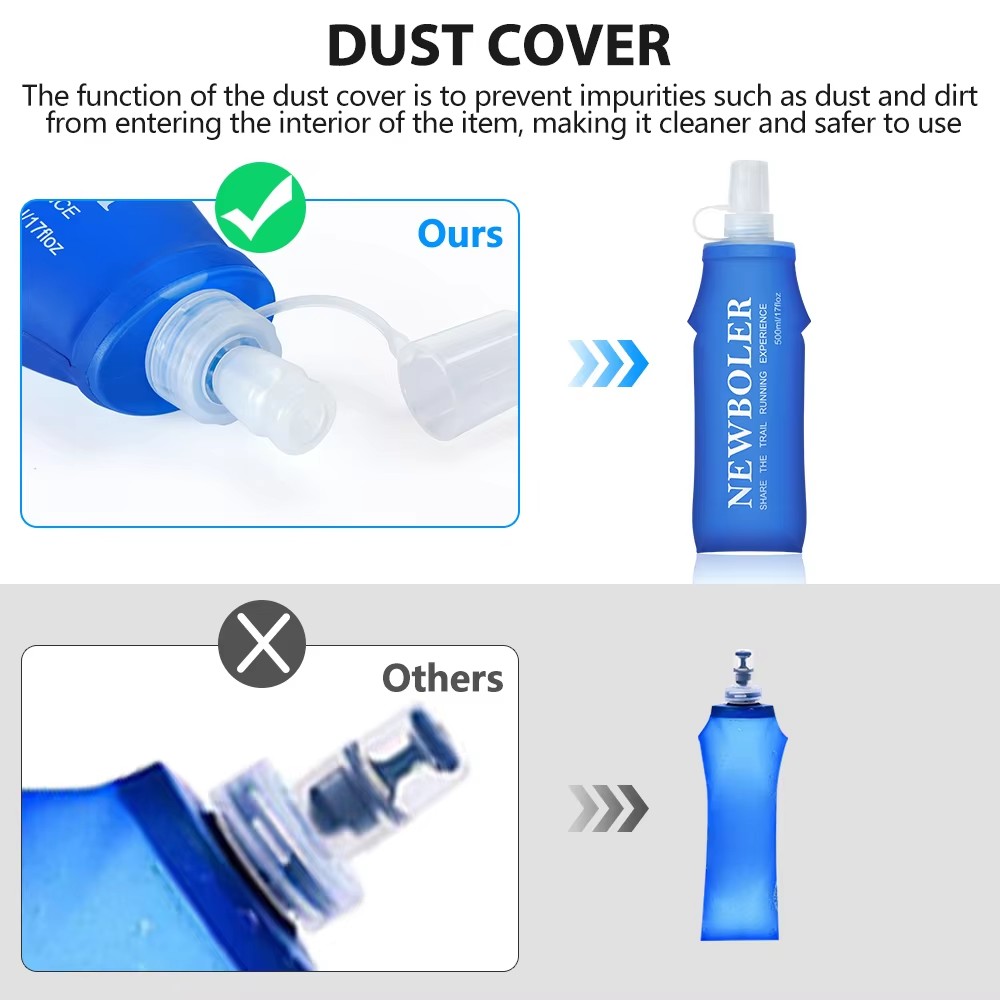 NEWBOLER 250ml/500ml Outdoor C - Collapsible Water Bottle ulasan dan harga