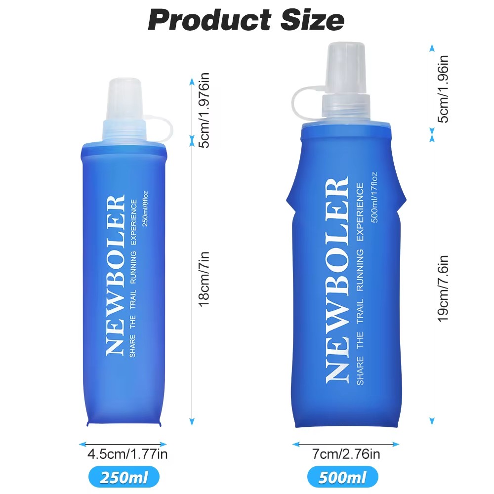 NEWBOLER 250ml/500ml Outdoor C - Collapsible Water Bottle ulasan dan harga