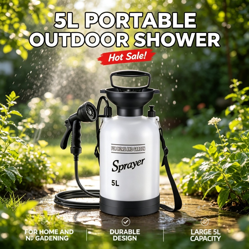 5L Portable Camping Shower Man - Portable Camping Shower ulasan dan harga