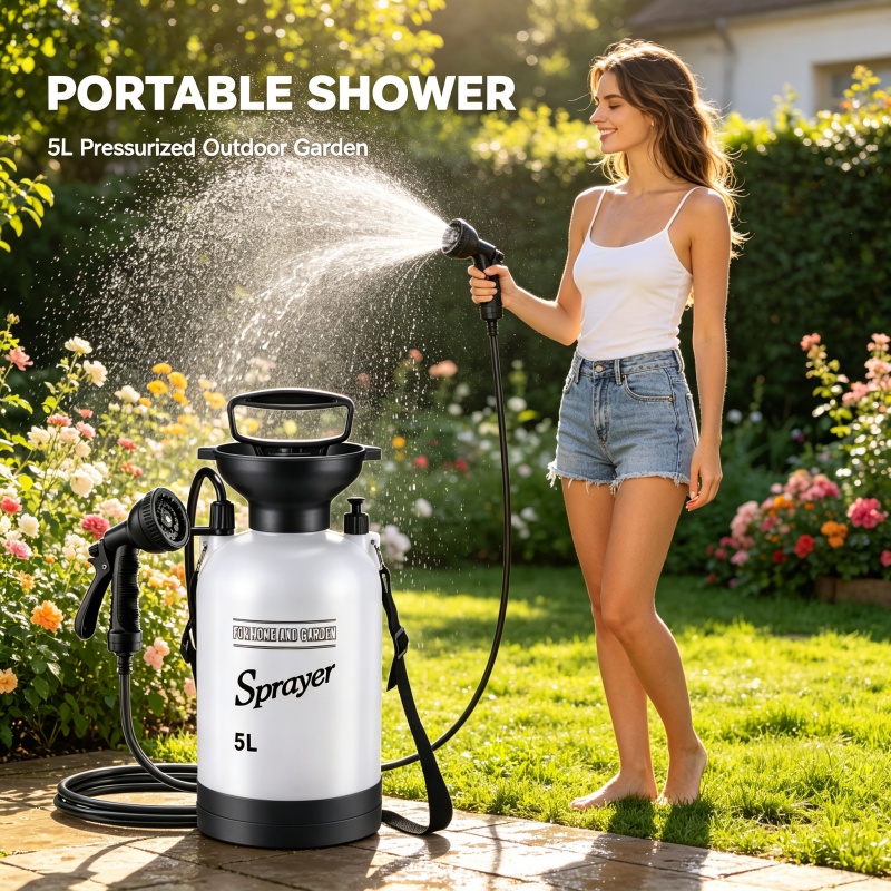 5L Portable Camping Shower Man - Portable Camping Shower ulasan dan harga