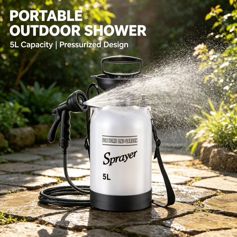 5L Portable Camping Shower Man - Portable Camping Shower ulasan dan harga